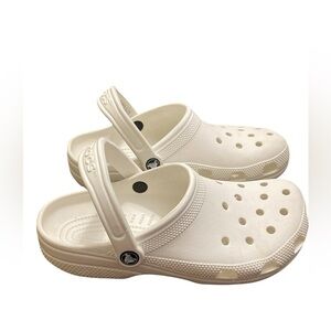 Classic Slip on Crocs White Size m7/w9